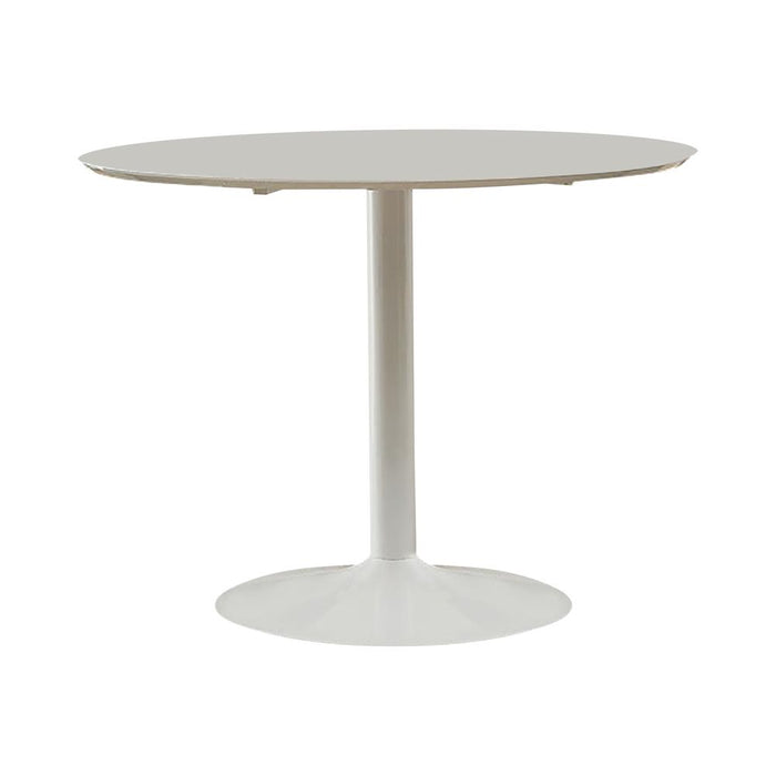 Lowry Round Dining Table White - Imperial Furniture (Las Vegas, NV) - Multi Location