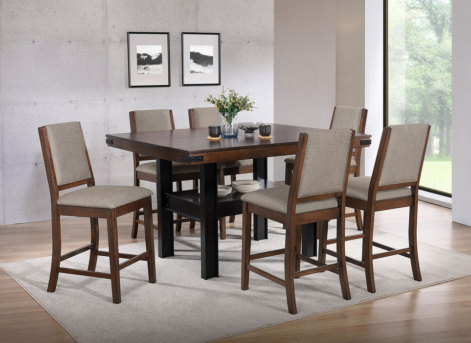 Patterson 7 Pc Counter Height Dining Set - Imperial Furniture (Las Vegas, NV) - Multi Location