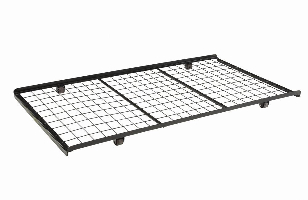 Eden Twin Trundle Bed with Rollers Black - Imperial Furniture (Las Vegas, NV) - Multi Location