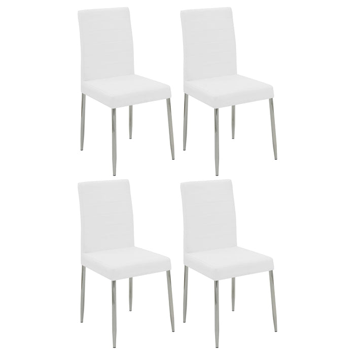 Maston Upholstered Dining Chairs White (Set of 4) - Imperial Furniture (Las Vegas, NV) - Multi Location
