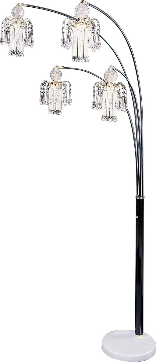 Maisel Floor Lamp with 4 Staggered Shades Black - Imperial Furniture (Las Vegas, NV) - Multi Location