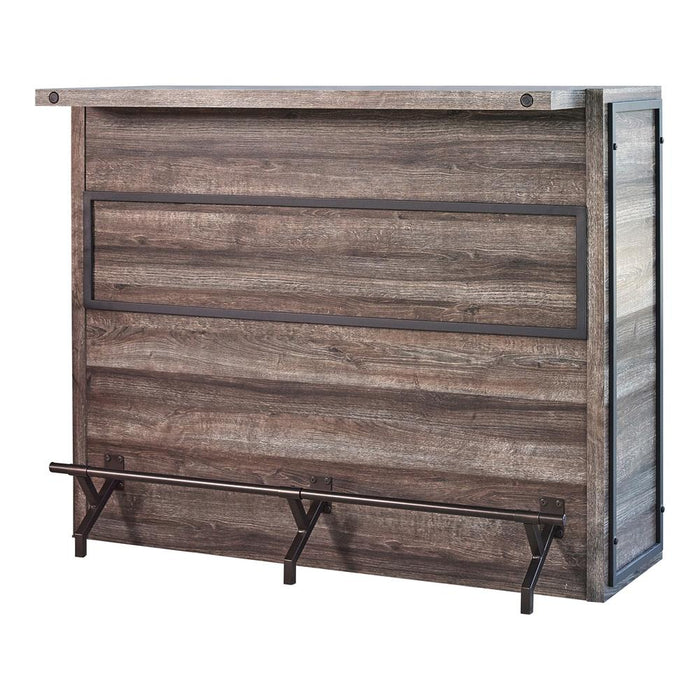 Joe 5-shelf Bar Unit Aged Oak - Imperial Furniture (Las Vegas, NV) - Multi Location