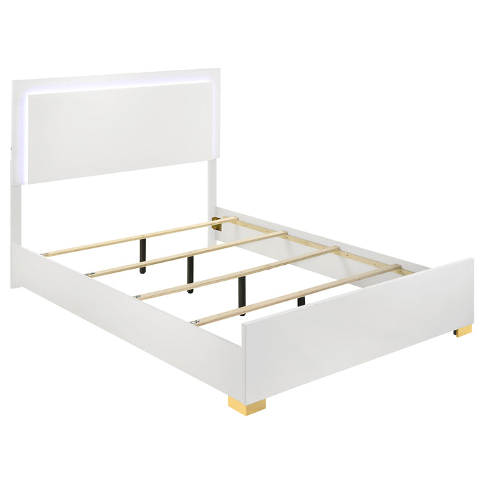 Marceline Beds White & Black Eastren King, Full, Twin, & Queen - Imperial Furniture (Las Vegas, NV) - Multi Location