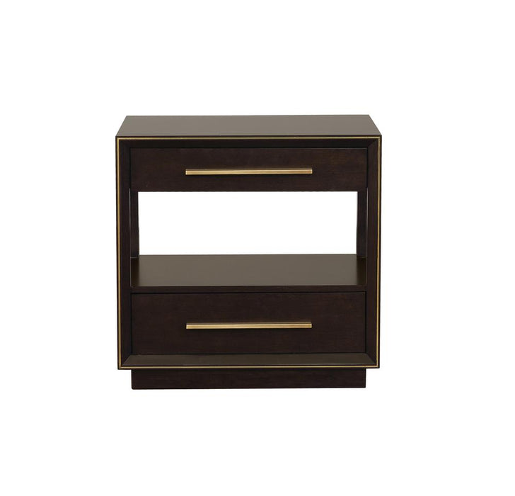 Durango 2-drawer Nightstand Smoked Peppercorn - Imperial Furniture (Las Vegas, NV) - Multi Location