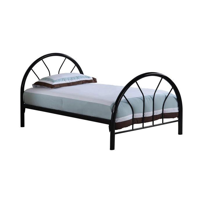 Marjorie Twin Platform Bed Black, Blue, & White - Imperial Furniture (Las Vegas, NV) - Multi Location