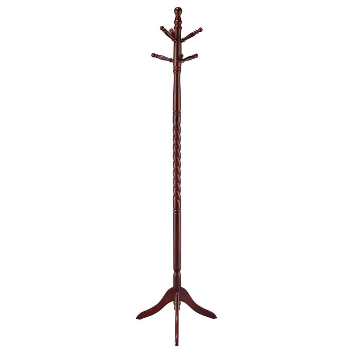 Riona 2-tier Coat Rack Merlot - Imperial Furniture (Las Vegas, NV) - Multi Location