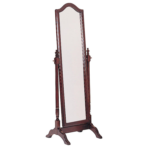 Cabot Rectangular Cheval Mirror with Arched Top Merlot - Imperial Furniture (Las Vegas, NV) - Multi Location