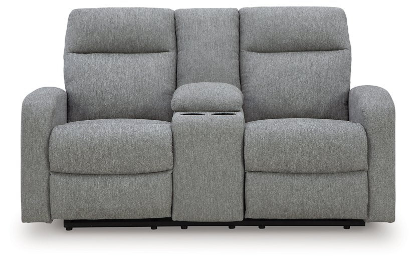 Gauntlet Reclining Loveseat with Console - Imperial Furniture (Las Vegas, NV) - Multi Location