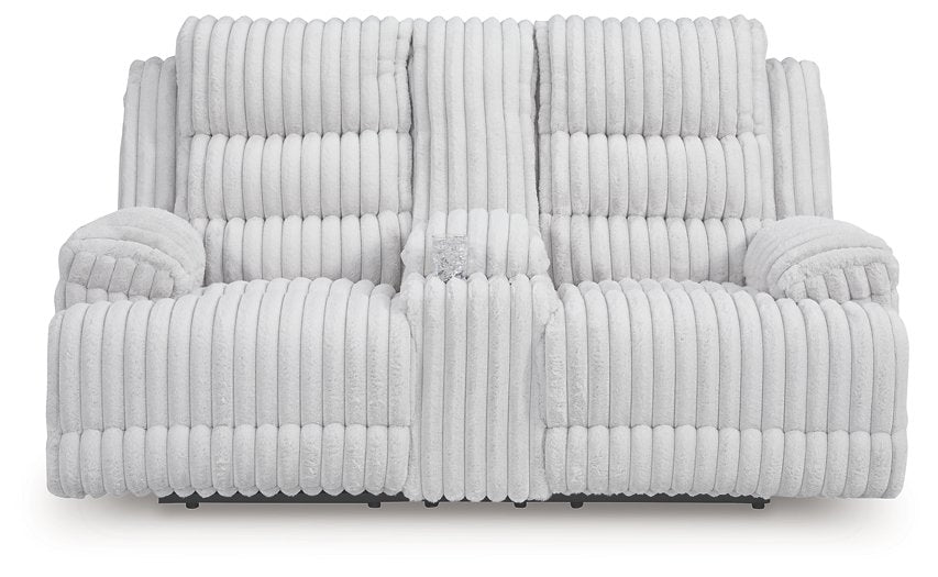 Rhines Falls Power Reclining Loveseat with Console - Imperial Furniture (Las Vegas, NV) - Multi Location