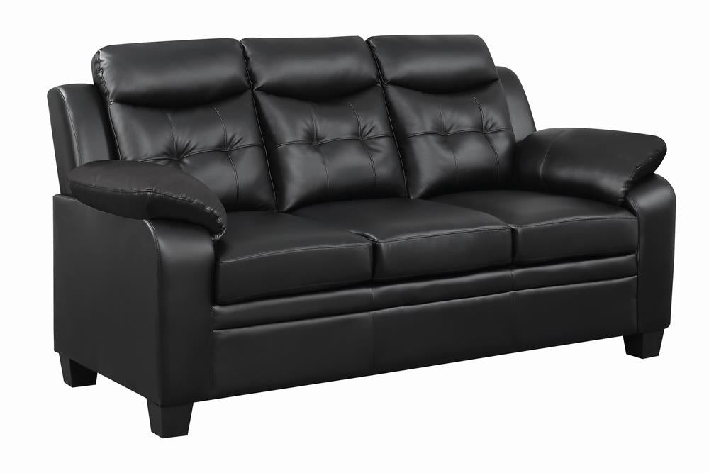 Finley Tufted Upholstered Sofa Black - Imperial Furniture (Las Vegas, NV) - Multi Location