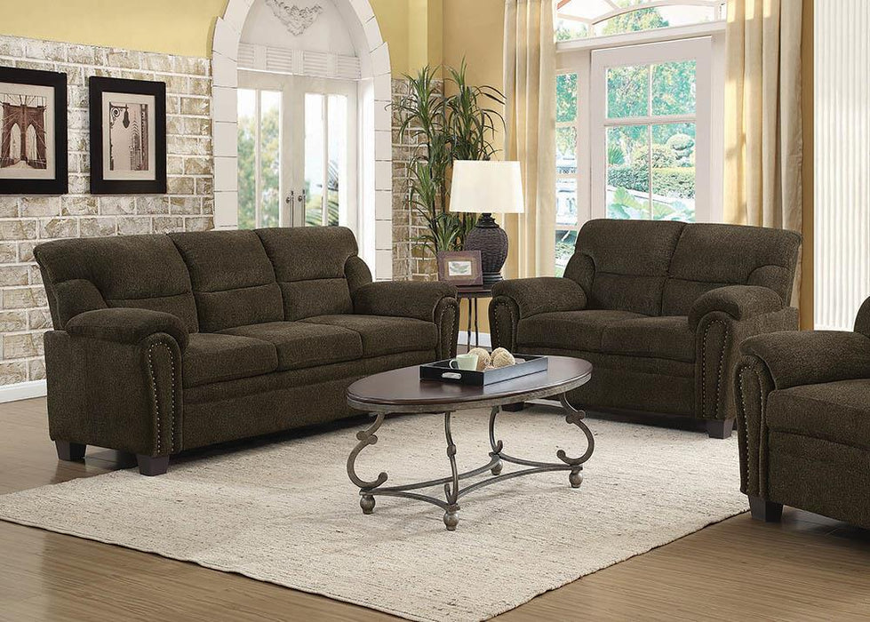 Clementine Upholstered Pillow Top Arm Living Room Set - Imperial Furniture (Las Vegas, NV) - Multi Location