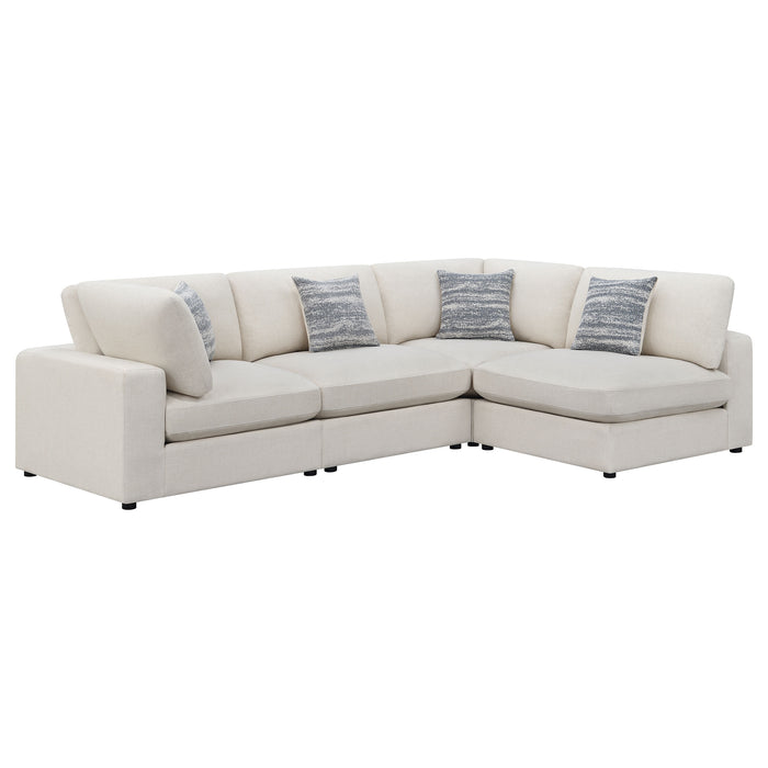 Serene 4 Pc Sectional Beige - Imperial Furniture (Las Vegas, NV) - Multi Location