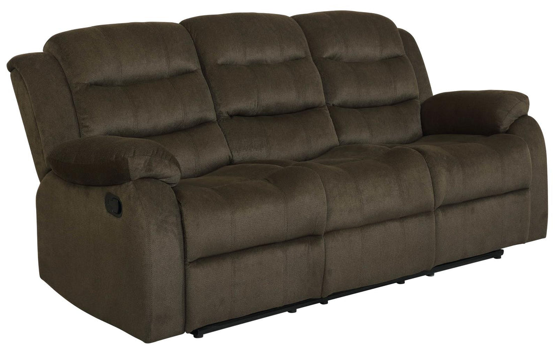 Rodman Pillow Top Arm Motion Sofa Olive Brown - Imperial Furniture (Las Vegas, NV) - Multi Location