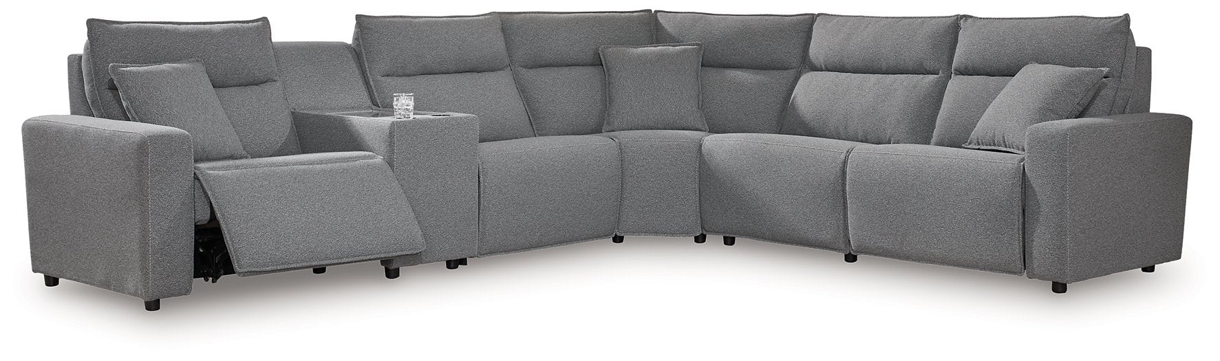 Modmax Reclining Sectional with Console - Imperial Furniture (Las Vegas, NV) - Multi Location