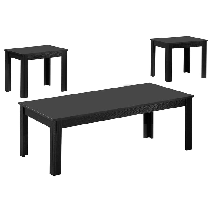 Elias 3-piece Silhouette Occasional Set Black - Imperial Furniture (Las Vegas, NV) - Multi Location