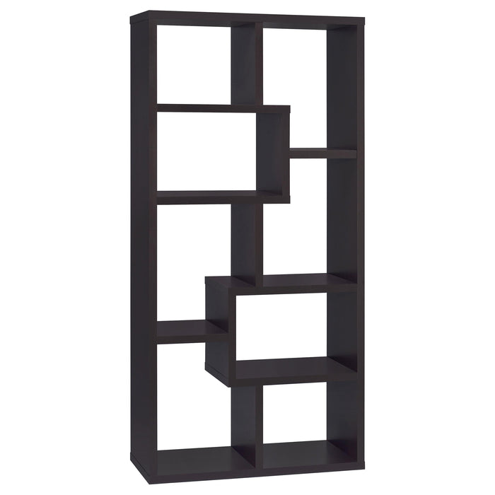 Theo 10-shelf Bookcase Cappuccino - Imperial Furniture (Las Vegas, NV) - Multi Location