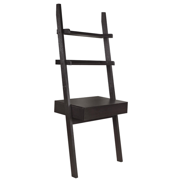 Colella 2-shelf Writing Ladder Desk Cappuccino - Imperial Furniture (Las Vegas, NV) - Multi Location