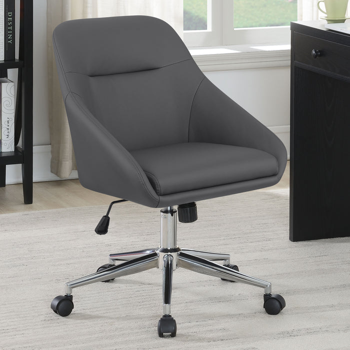 Jackman Upholstered Office Chair with Casters - Imperial Furniture (Las Vegas, NV) - Multi Location