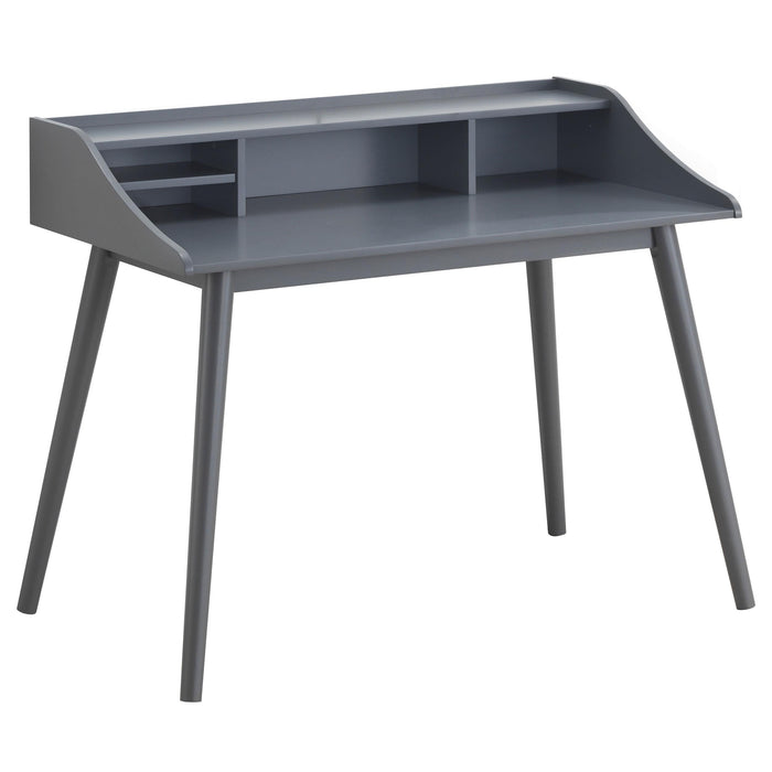 Percy 4-compartment Writing Desk Grey - Imperial Furniture (Las Vegas, NV) - Multi Location