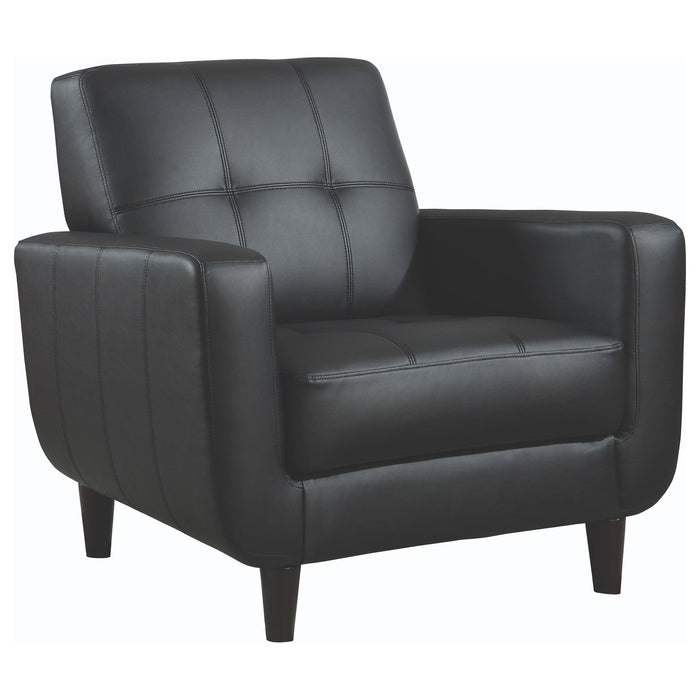 Aaron Padded Seat Accent Chair Black - Imperial Furniture (Las Vegas, NV) - Multi Location