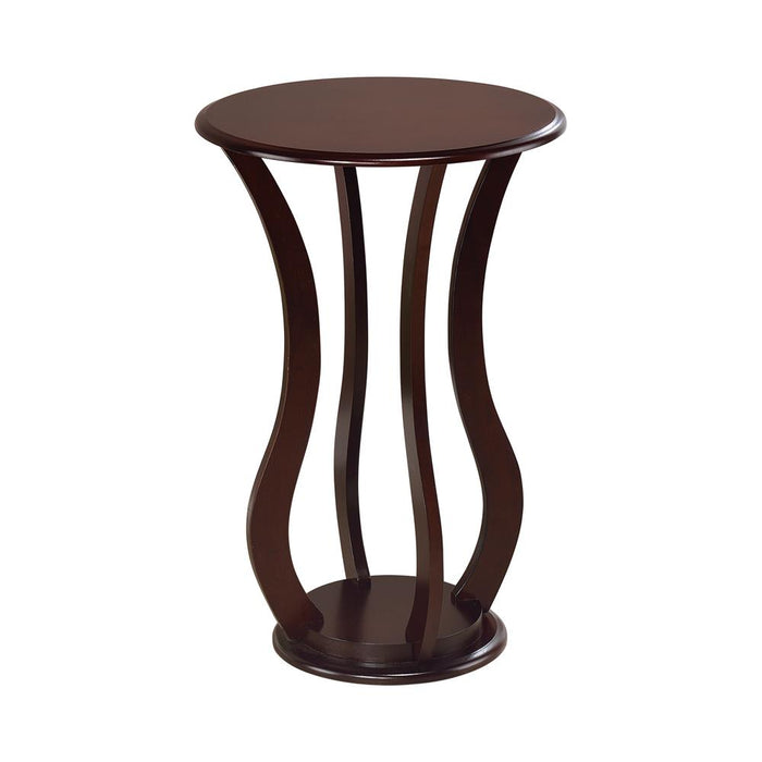Elton Round Top Accent Table Cherry - Imperial Furniture (Las Vegas, NV) - Multi Location