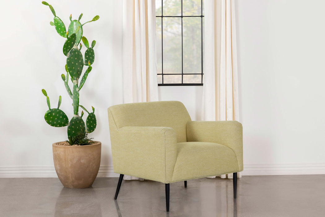 Darlene Upholstered Track Arms Accent Chair Lemon - Imperial Furniture (Las Vegas, NV) - Multi Location