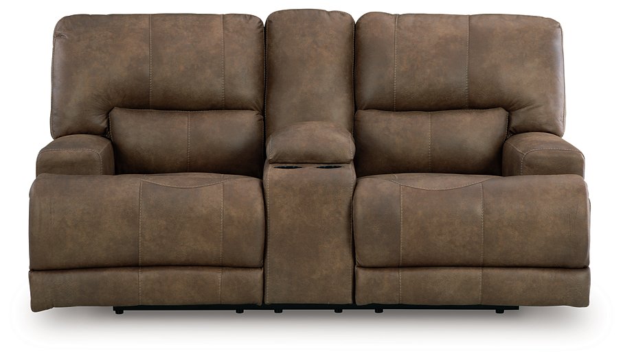 Beckley Place Power Reclining Loveseat with Console - Imperial Furniture (Las Vegas, NV) - Multi Location