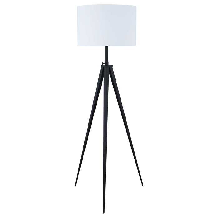 Harrington Tripod Legs Floor Lamp White and Black - Imperial Furniture (Las Vegas, NV) - Multi Location