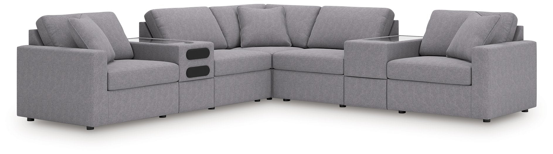 Modmax Balanced Sectional with Audio and Storage Consoles - Imperial Furniture (Las Vegas, NV) - Multi Location