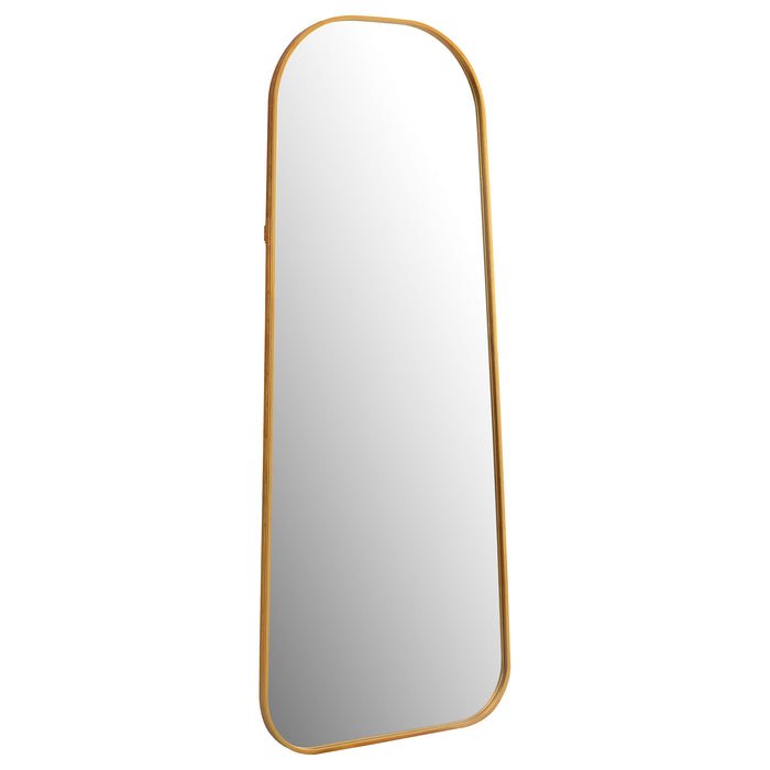 Simeon Metal Frame Full Length 59" Floor Mirror Antique Gold - Imperial Furniture (Las Vegas, NV) - Multi Location