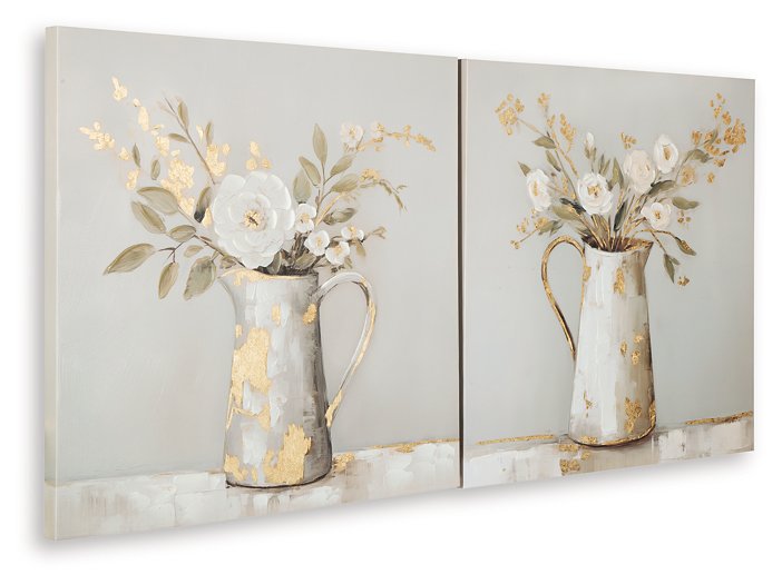 Amoryville Wall Art Set (Set of 2) - Imperial Furniture (Las Vegas, NV) - Multi Location