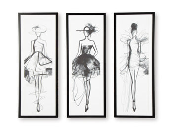 Mckerrick Wall Art Set (Set of 3) - Imperial Furniture (Las Vegas, NV) - Multi Location