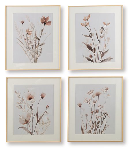 Chettings Wall Art (Set of 4) - Imperial Furniture (Las Vegas, NV) - Multi Location