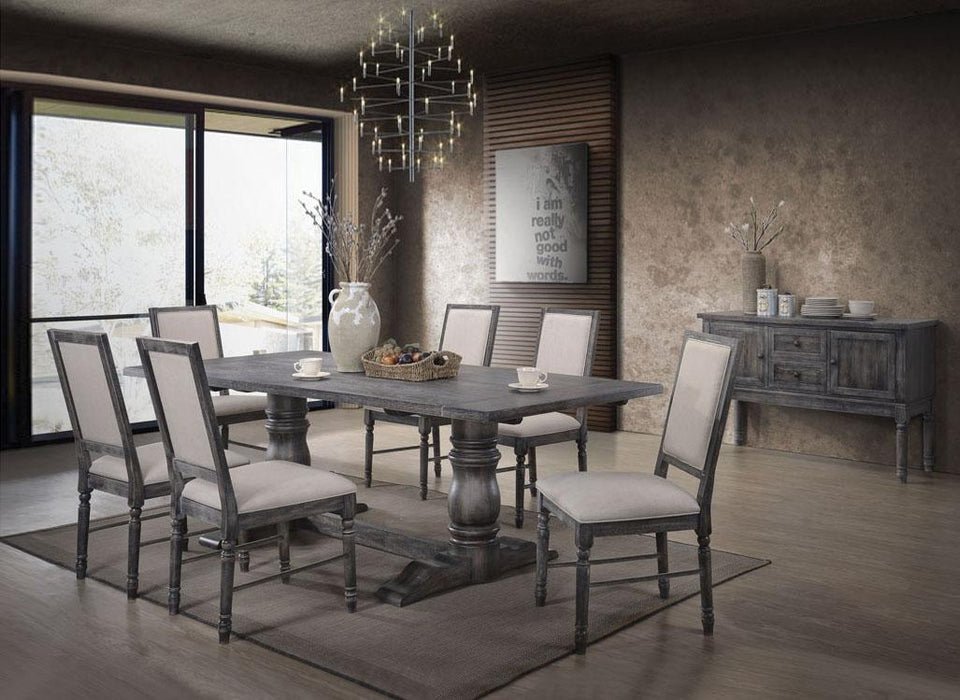 Leventis Weathered Gray Dining Table - Imperial Furniture (Las Vegas, NV) - Multi Location