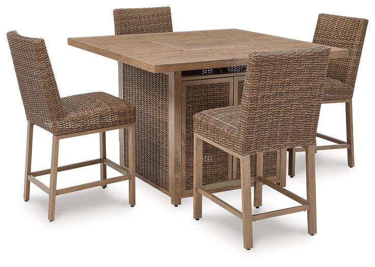 Walton Bridge Outdoor Bar Set - Imperial Furniture (Las Vegas, NV) - Multi Location