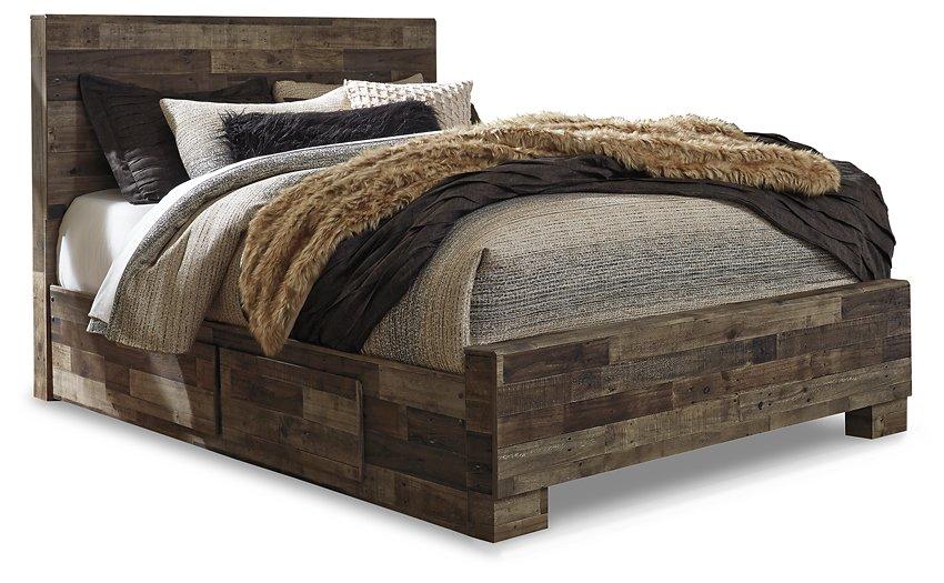 Derekson Bed with 2 Side Storage - Imperial Furniture (Las Vegas, NV) - Multi Location