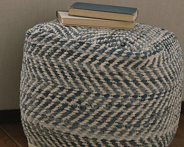 Chevron Pouf - Imperial Furniture (Las Vegas, NV) - Multi Location