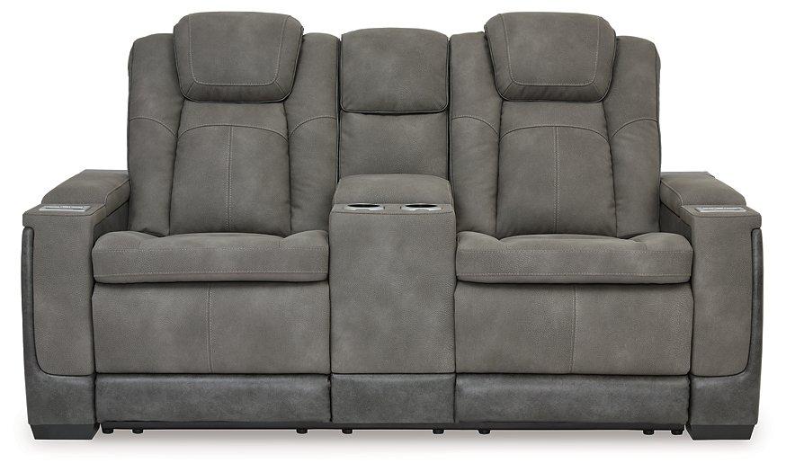 Next-Gen DuraPella Power Reclining Loveseat with Console - Imperial Furniture (Las Vegas, NV) - Multi Location