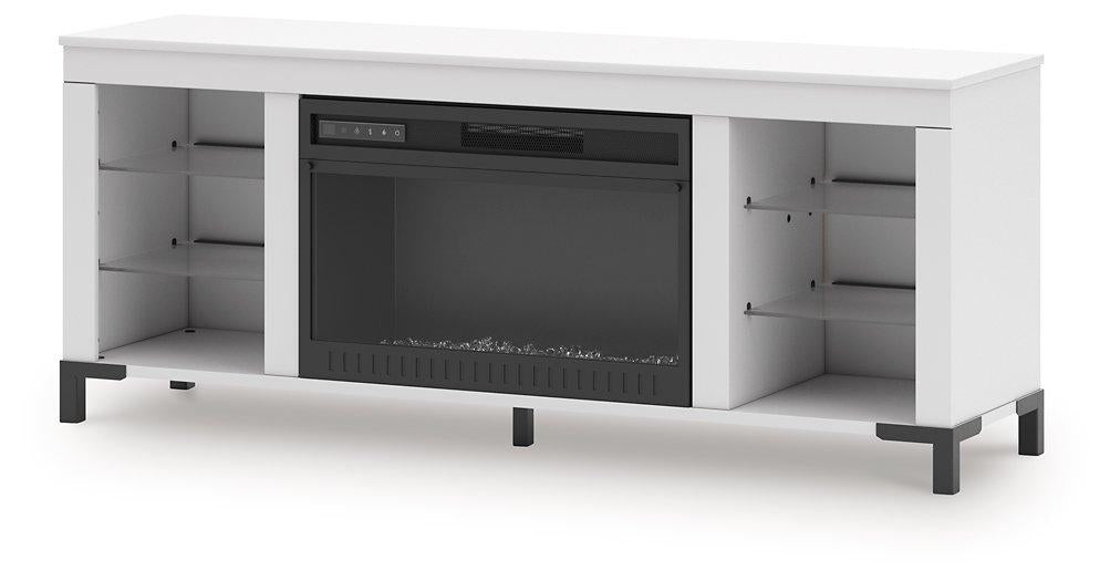 Brollevi 60" TV Stand with Electric Fireplace - Imperial Furniture (Las Vegas, NV) - Multi Location