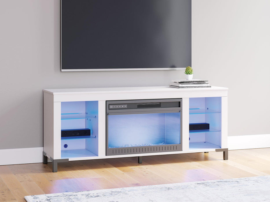 Brollevi 60" TV Stand with Electric Fireplace - Imperial Furniture (Las Vegas, NV) - Multi Location