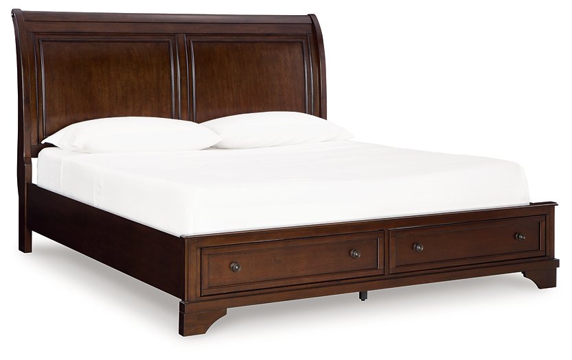 Trellington Sleigh Storage Bed - Imperial Furniture (Las Vegas, NV) - Multi Location