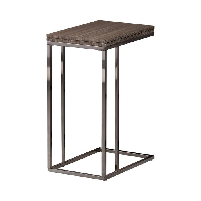 Pedro Expandable Top Accent Table Weathered Grey and Black - Imperial Furniture (Las Vegas, NV) - Multi Location