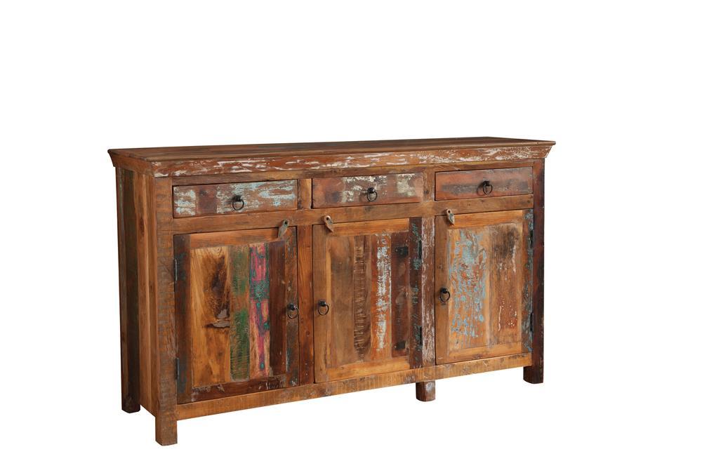 Harper 4-drawer Accent Cabinet Reclaimed Wood - Imperial Furniture (Las Vegas, NV) - Multi Location