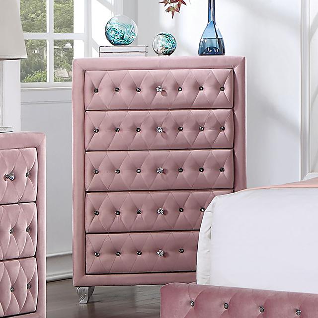 ZOHAR Chest, Pink - Imperial Furniture (Las Vegas, NV) - Multi Location