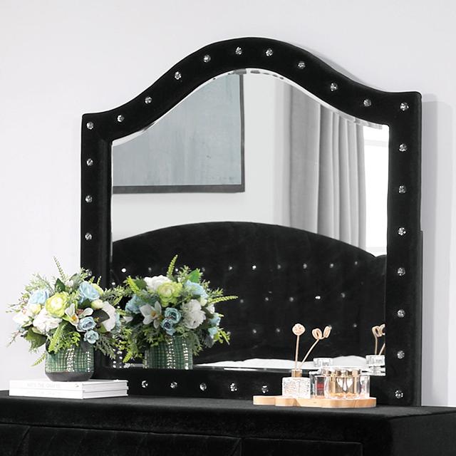 ZOHAR Mirror, Black - Imperial Furniture (Las Vegas, NV) - Multi Location
