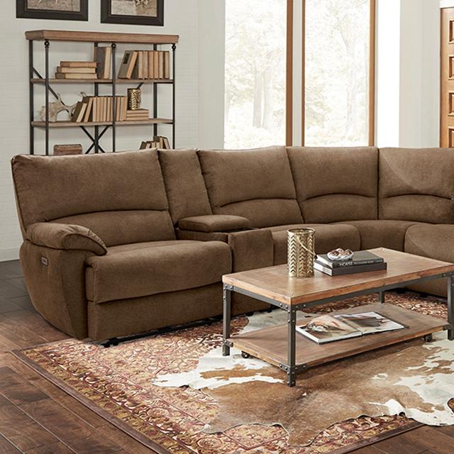 CERELIA Power Sectional, Brown - Imperial Furniture (Las Vegas, NV) - Multi Location