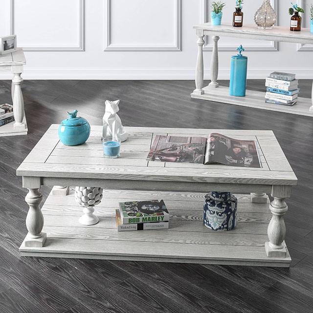 Arlington Antique White Coffee Table - Imperial Furniture (Las Vegas, NV) - Multi Location
