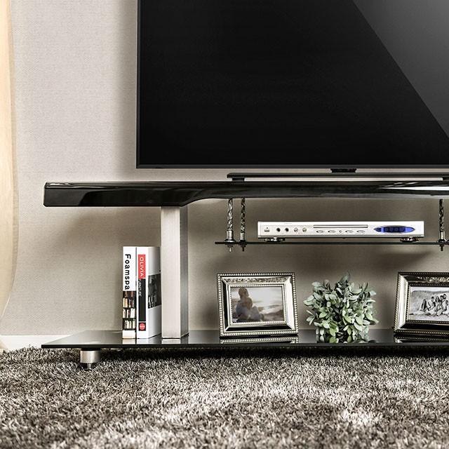 Dietrich Black 60" TV Console - Imperial Furniture (Las Vegas, NV) - Multi Location