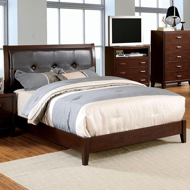 Enrico Bed Brown, Grey, & Black - Imperial Furniture (Las Vegas, NV) - Multi Location