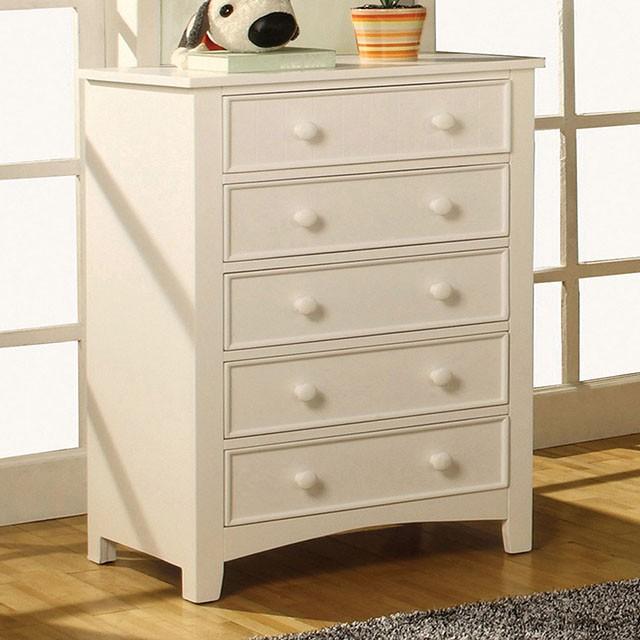 Corry White Chest - Imperial Furniture (Las Vegas, NV) - Multi Location